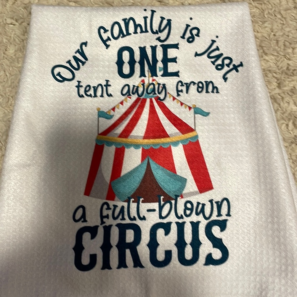 Cute funny microfiber dish towel